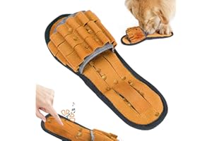 HPBAGGY Tappetino Olfattivo Cane,Sniffing tappeto per cani,Snuffle Mat per Cani Tappeto,Squeak per Cani Giocattoli,Tappeto Cane Giochi intelligenza,Giocattoli per La Ricerca Di Cibo E Animali (arancione)