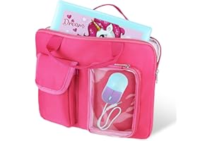 Annmore Sacoche d'ordinateur Portable compatible avec Lexibook Ordinateur Éducatif Bilingue, compatible avec VTech - Storio Max XL 2.0