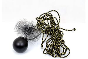 POKM TOOLSMARKET GMBH 150mm Schornsteinbesen SET Kaminbesen Rußbesen Schornsteinfegerbesen