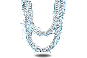 VENTR 6MM Premium Silver Chain Mens Cuban Chain | Mens Chain DURABLE Men's Necklaces made for Daily Wear | WATERPROOF Mens Silver Chain with 304 Stainless Steel Chains for Men (16"-24")