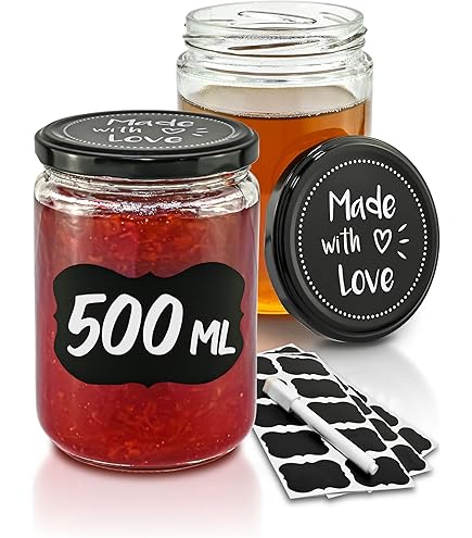 Barattoli In Vetro Per Miele Da 1kg - Confezione Da 15 Pezzi Con Capsule A Nido D'Ape - Foto 8