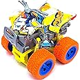 FunBlast Monster Bike Toy for Kids- Friction Power Vehicle Toy-Push & Go Crawling Rock Crawler Toy Car for Boys, Kids -Multicolor