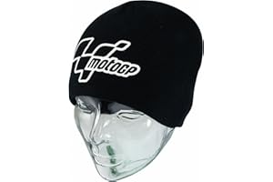 BIKE IT Moto GP Racing - Offizielle Thermo-Mütze - Winter-Beanie - Schwarz