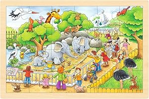 Goki - Puzzle en Bois, 24 pièces