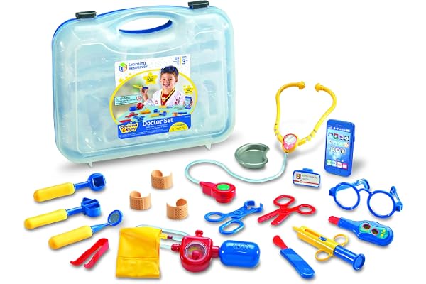 Learning Resources Pretend & Play Läkare Medicinsk 19-Stycken Uppsättning