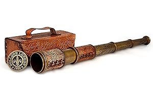 ROORKEE INSTRUMENTS (INDIA) Stempunk Telescope in ottone per viaggiatori, collezioni autiche e decorazioni per la casa.