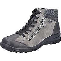 Rieker Dames 55048 korte laarzen, blauw, 36 EU, blauw, 36 EU