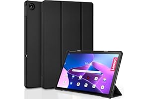 CACOE Coque Compatible avec Lenovo Tab M10 Plus 3e Génération 10,6 Pouces 2022, Housse Étui avec Fonction Support et Mise en Veille/réveil Automatique, Noir