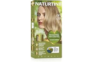 Naturtint Permanent Hair Colour Gel 9N Honey Blonde, Plant Enriched, Biobased, Ammonia Free, Long Lasting Grey Coverage and Radiant Colour, Nourishment and Protection