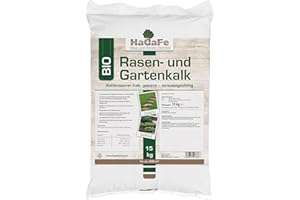 HaGaFe Bio Rasenkalk & Gartenkalk Kalk, Gewicht: 15 Kg Für 300 M²