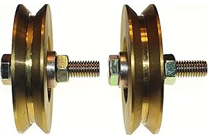 LASANA SMART MACHINES V Groove Gate Wheel V89-12 - Diamètre : 89 mm - Tige : 12 mm.