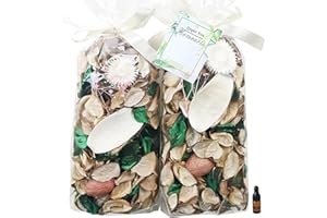 ‎QINGBEI RINA Qingbei Rina Potpourri Duft,Jasmin duftenden Potpourri Blume, Home Fragrance Sachets, Schüssel Vase Füller, Tisch Hochzeit Party Dekoration,280g