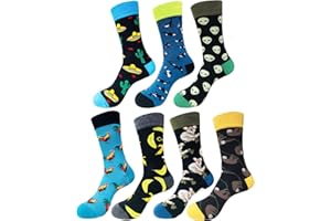 EmaoFun Calcetines Hombres Divertidos, Fantasía Calcetines Hombre Originales Dibujos de algodón,40-46
