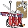 Lafagiet USB C Rechargeable Lighter, 360° Flexible Neck, Wind & Water Proof, Electric Arc Lighters for Candle, Camping