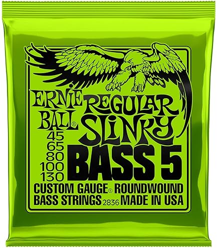Rotosound Snaren voor Elektrische Bas SWING 66 STAINLESS SETS 5-Snaren RS665LB Stainless Medium-Light 35-120