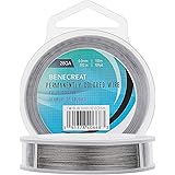 BENECREAT 7 Fili 100m 0.3mm Filo di Perline in Acciaio Inossidabile Filo di Acciaio Resistente All'appannamento per la Realiz