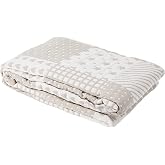 VIALMAN Lightweight Bouti Quilt Sofia 21 for Single Bed 90 cm | Bedspread 90 cm | Quilt Size 180 x 270 cm, Beige