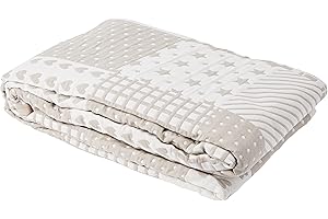 VIALMAN Colcha Bouti Ligera Sofia 21 para Cama Individual de 90 cm | Colcha Cama 90 | Tamaño Colcha 180 x 270 cm, Color Beig