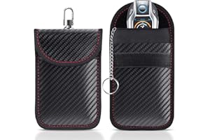 2 Pack Faraday Bag | Car Key Signal Blocking Pouch | Keyless Car Key Set | RFID Blocking Case for Car Security