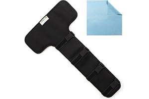 ALPHABET WONDERS Sousaphone Shoulder Pad - Anti Fatigue Padding - Pain Relief when Marching - Premium Neoprene Upgrade - Durable Heavy Duty- Includes All Purpose Cleaning and Polishing Cloth for Musical Instruments