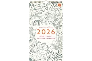 Boxclever Press Everyday Couples Wall Calendar 2026. Slimline 2026 Calendar runs Jan - Dec'26. Stunning 2026 Wall Calendar with 4 Column Layout. Family Calendar 2026 measures: 22 x 39 cm