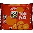 Britannia 50-50 Time Pass - Classic Salted Biscuits, 78g, Light Brown