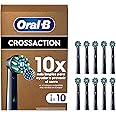 Oral-B Pro CrossAction Cabezales De Recambio ORIGINALES para Cepillo de Dientes Eléctrico Oral B Pro, Pack de 10 Recambios Co