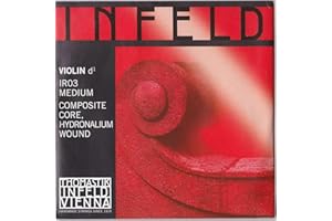 THOMASTIK-INFELD Thomastik Cuerda para violín 4/4 Infeld "Rojas" - cuerda Re núcleo híbrida, Hydonalium entorchado
