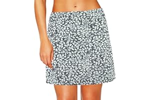 Timuspo Damen Tennisrock High Waist Tennis Skorts Sportrock mit Innerer Kurzer Hose und Taschen für Sportliches Laufen,Golf,Wandern