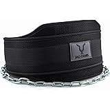 JAG GEARS Cintura con catena da 91,4 cm in acciaio resistente + 2 moschettoni, cintura per bodybuilding, allenamento della fo