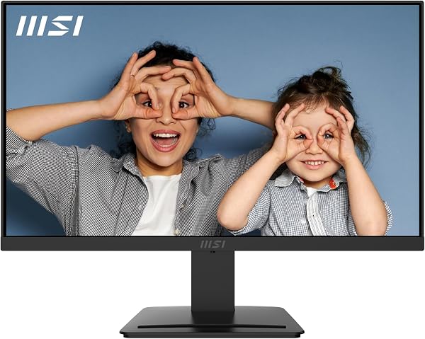 MSI PRO MP253 24.5 Inch Full-HD Office Monitor - 1920 x 1080 IPS Panel, 100 Hz, Eye-Friendly Screen, Built-in Speakers, Tilt-Adjustable - DisplayPort 1.2a, D-Su