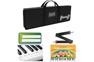 ffalstaff Borsa per tastiera 48x21x06 cm per Tastiera - Mini Synth - Controller | Manifattura di altissima qualità - Design Italiano (F48)