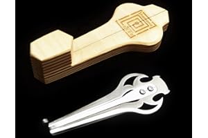 SHAMANICSHOP 's Harp by V.Kholniy/Batman (in case) - Professional mouth musical instrument (jaw harp) Beautiful sound Excellent quality Original Russian maultrommel (jaw harp, snoopy harp, dan moi)