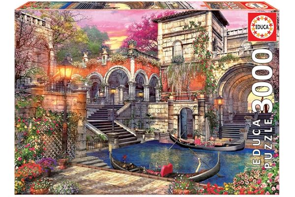 Educa - Puzzle de 3000 pièces pour Adultes | Romance a Venice | Comprend Un Service de pièce Perdue au Stock d'échappement | À partir de 14 Ans (16320)