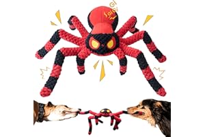 LEGEND SANDY Juguetes para perros grandes para mantenerlos ocupados, juguetes interactivos para perros, juguete chirriante arrugado de WarPuppy