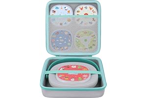 Aenllosi Étui Rigide Compatible avec TIMIO Jouet Audio Interactif Éducatif,Le Sac en Filet Peut Contenir Le TIMIO 5 Disques - sans Le Lecteur TIMIO(Étui Uniquement)