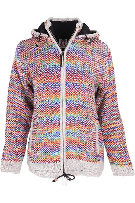 Strickjacke Guru Shop Jacken Goa Hoodie Herren Guru-Shop