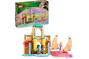 LEGO Wicked Glinda, Elphaba & Nessarose at Shiz University - Building Toy with a Boat, 3 Mini doll Figures and Fun Accessories - Gift for 7+ Year Old Girls & Movie Fans - 75681