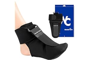 WONDER CARE Plantar Fasciitis Night Splint Socks|Heel pain relief plantar fasciitis|Soft plantar fascia brace for sleeping and achilles tendonitis relief|Plantar fasciitis socks for men & women