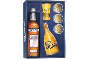Coffret RICARD Pastis de Marseille Années 50 Apéritif anisé - 45%, 70cl