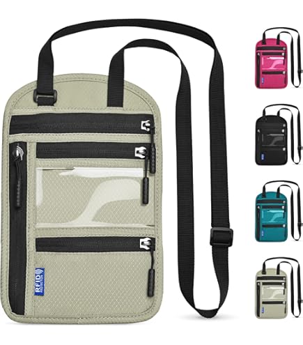 Portadocumenti Deuter Security Wallet - Leggero In Nylon, Tascabile Per Viaggi E Sicurezza - Foto 9