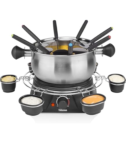 Set Fonduta 11 Pezzi Home Duck - Casseruola Antiaderente Con Forchettine - Foto 2