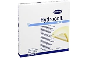 BABYONO Hartmann Hydrocoll Hydrocolloid cienkie opatrunki 7,5 x 7,5 cm (10 sztuk)