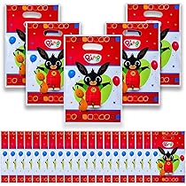 50 Sacchetti Regalo Coniglietto - Per Caramelle, Bomboniere Compleanno Bambini, Design Colorato - Foto 4