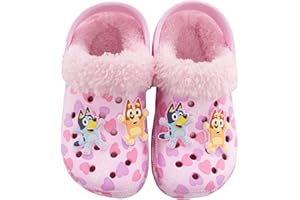 BlueY Sabot Enfant | Doublé De Polaire Sandales Fille Bingo | Chaussures Fille