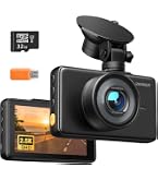 NHOPPEW Dual Dash Cam 1080P Con Schermo 3,16'' E Scheda TF 64GB Inclusa – Visione Notturna E Rilevamento Movimento
