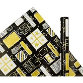 70x100 CM | Yılbaşı Temalı Premium Hediye Paketleme Kağıdı 2'li Set | &Ouml;zel Silindir Kutu ile Rulo G&ouml;nderim | M20