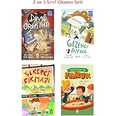 2 ve 3 Sınıf Okuma Kitabı Duygu Orkestrası Gizemli Ayna Şekerci &Ccedil;ıkmazı Faruk Sınıftaki Gizemli Saat 4 Kitap