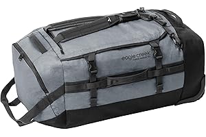 Eagle Creek Cargo Hauler torba podróżna na kółkach, z paskami do plecaka i uchwytami, zamykany otwór w kształcie litery U, kieszenie końcowe i paski kompresyjne, Grafitowy, 110L, 110 (L)
