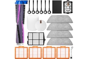 IBOPUXIU Zestaw 20 akcesoriów, kompatybilny z Shark PowerDetect 2 w 1, pasuje do modeli AV2800ZE / AV2820AE / AV2820ZE / RV2820AE / RV2820ZE / RV2820ZE / RV2820YE / AV2810YS